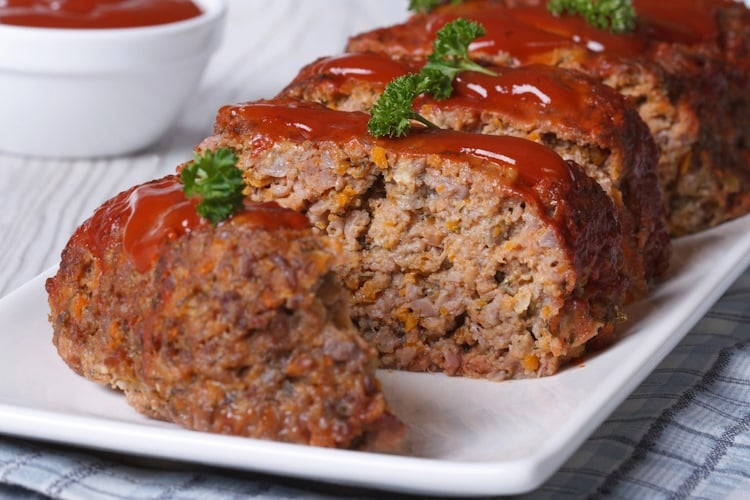 Gluten Free Meatloaf is also dairy-free and egg-free