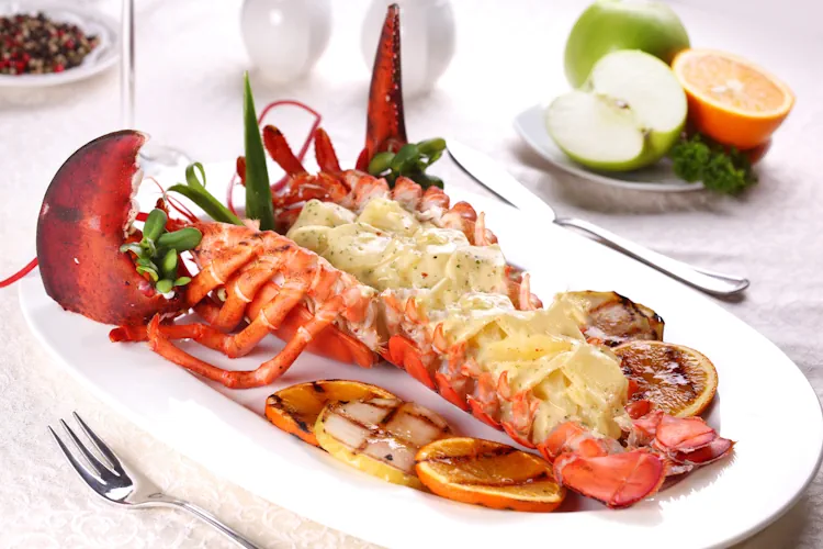 Creamy lobster dinner