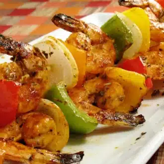 shrimp kabobs