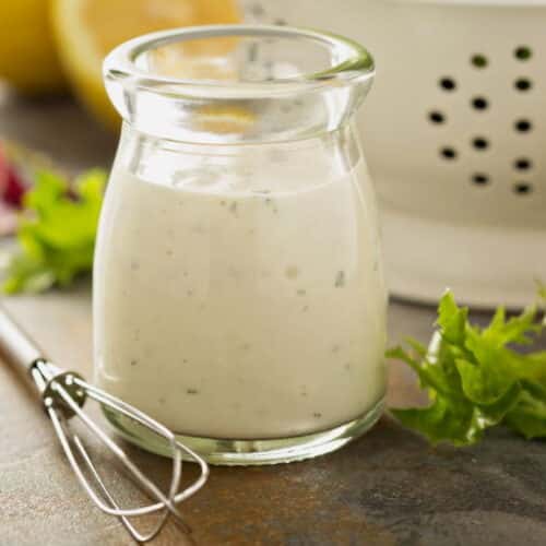 Sour Cream Salad Dressing Recipe with Fresh Dill